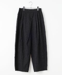 PLAIN PEOPLE / プレインピープル その他パンツ | 塩縮プリントワイドテーパードパンツ