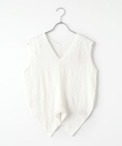 PLAIN PEOPLE / プレインピープル カットソー | キャッチワッシャージャージVネックノースリーブプルオーバー