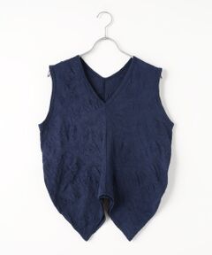 PLAIN PEOPLE / プレインピープル カットソー | キャッチワッシャージャージVネックノースリーブプルオーバー