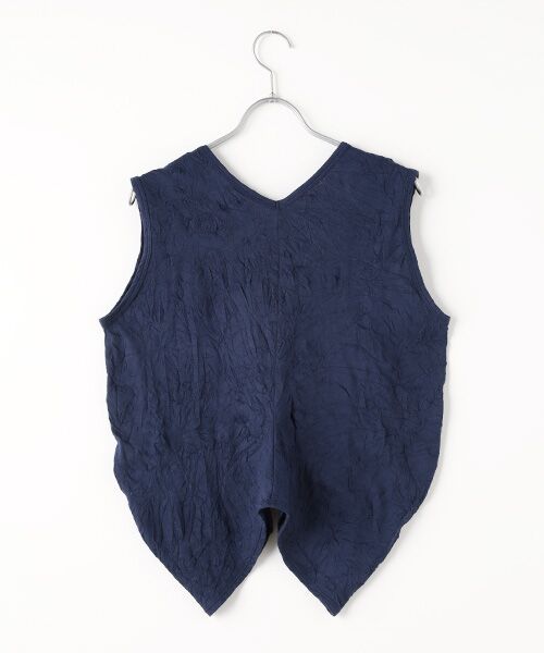 PLAIN PEOPLE / プレインピープル カットソー | キャッチワッシャージャージVネックノースリーブプルオーバー | 詳細3