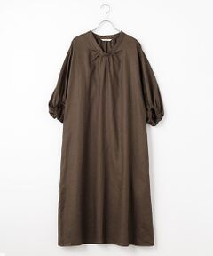 PLAIN PEOPLE / プレインピープル ロング・マキシ丈ワンピース | リネンソフトフィニッシュワンピース