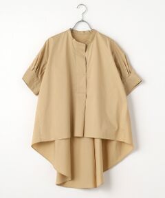 PLAIN PEOPLE / プレインピープル シャツ・ブラウス | クールマックスストレッチパフスリーブブラウス