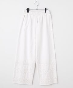 PLAIN PEOPLE / プレインピープル その他パンツ | リバースアップリケワイドストレートパンツ