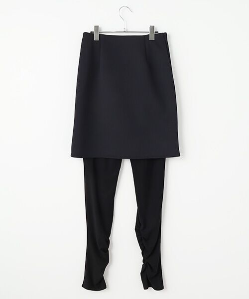 PLAIN PEOPLE / プレインピープル その他パンツ | ポンチ×綿フライススカート付きパンツ | 詳細1