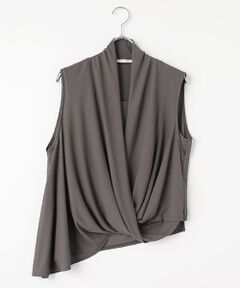 PLAIN PEOPLE / プレインピープル カットソー | ライトジョーゼットジャージーイレギュラーヘムトップス