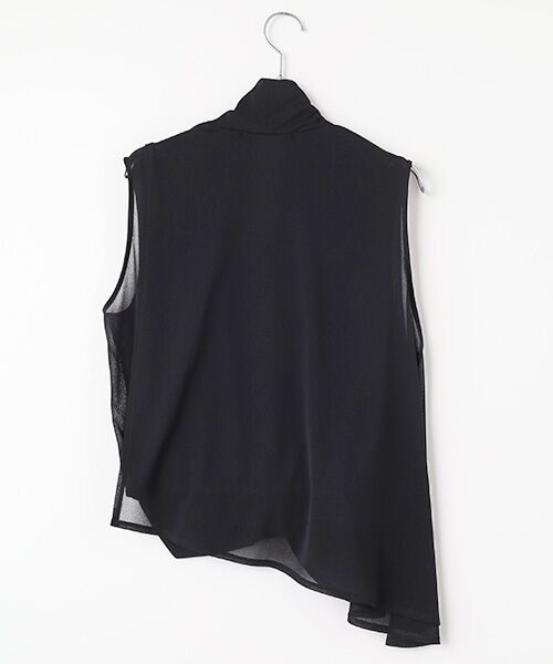 PLAIN PEOPLE / プレインピープル カットソー | ライトジョーゼットジャージーイレギュラーヘムトップス | 詳細1