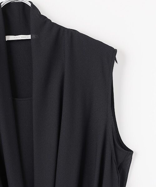 PLAIN PEOPLE / プレインピープル カットソー | ライトジョーゼットジャージーイレギュラーヘムトップス | 詳細2