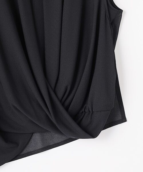 PLAIN PEOPLE / プレインピープル カットソー | ライトジョーゼットジャージーイレギュラーヘムトップス | 詳細3