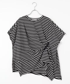 PLAIN PEOPLE / プレインピープル カットソー | ピュアオーガニックジャージー・ボーダードレーププルオーバー