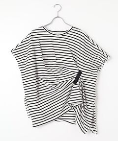 PLAIN PEOPLE / プレインピープル カットソー | ピュアオーガニックジャージー・ボーダードレーププルオーバー