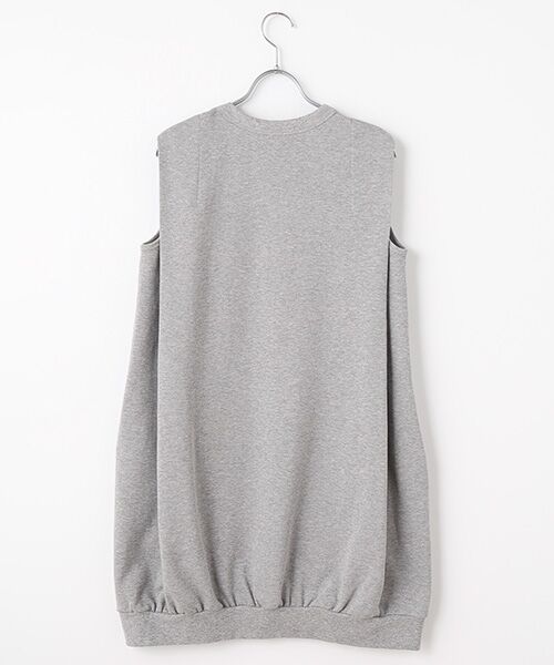 PLAIN PEOPLE / プレインピープル カットソー | コットン裏毛ノースリーブプルオーバー | 詳細1