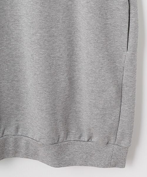 PLAIN PEOPLE / プレインピープル カットソー | コットン裏毛ノースリーブプルオーバー | 詳細3