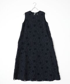 PLAIN PEOPLE / プレインピープル ロング・マキシ丈ワンピース | カットジャガードノースリーブワンピース