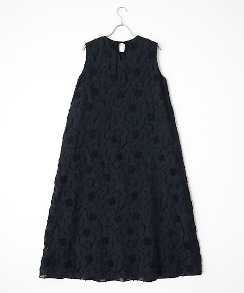 PLAIN PEOPLE / プレインピープル ロング・マキシ丈ワンピース | カットジャガードノースリーブワンピース | 詳細2