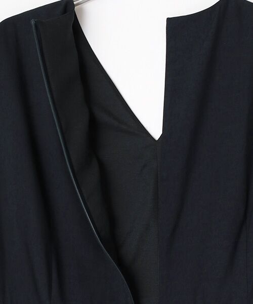 PLAIN PEOPLE / プレインピープル ロング・マキシ丈ワンピース | マーブルローンエプロン風ワンピース | 詳細7