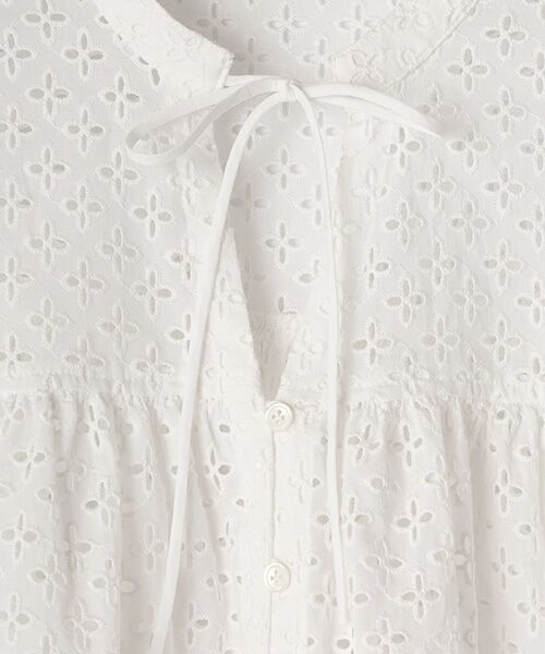 PLAIN PEOPLE / プレインピープル シャツ・ブラウス | レースショート丈ブラウス | 詳細1