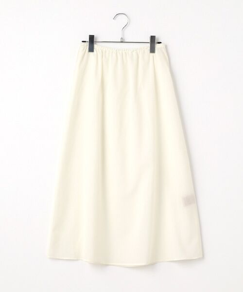 PLAIN PEOPLE / プレインピープル ロング・マキシ丈スカート | ラミーリヨセルギャザーフレアスカート | 詳細1