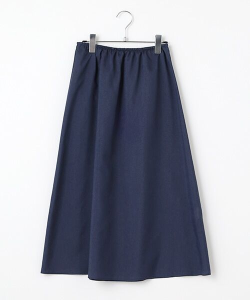 PLAIN PEOPLE / プレインピープル ロング・マキシ丈スカート | ラミーリヨセルギャザーフレアスカート | 詳細7