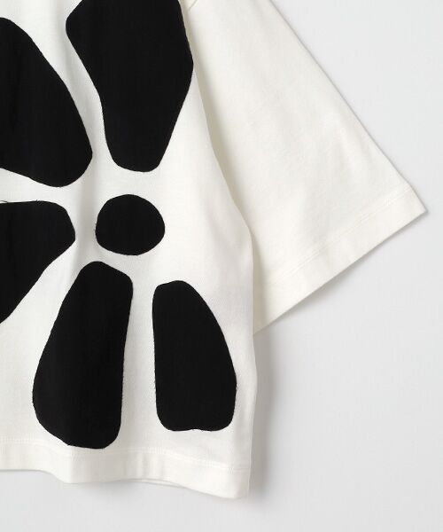 PLAIN PEOPLE / プレインピープル カットソー | アップリケ花モチーフTシャツ | 詳細3