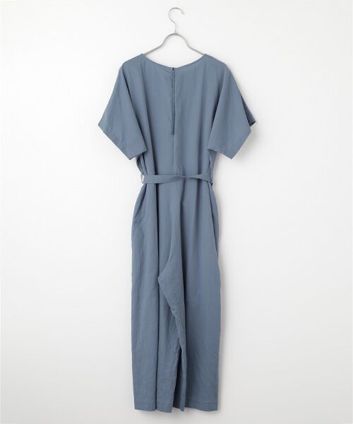 PLAIN PEOPLE / プレインピープル サロペット・オールインワン | ダブルガーゼウエストベルトオールインワン | 詳細2