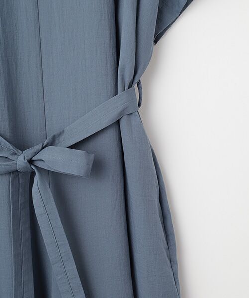 PLAIN PEOPLE / プレインピープル サロペット・オールインワン | ダブルガーゼウエストベルトオールインワン | 詳細4