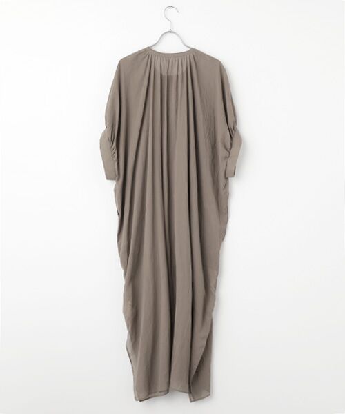 PLAIN PEOPLE / プレインピープル ロング・マキシ丈ワンピース | ボイルクルーネックドレス | 詳細3