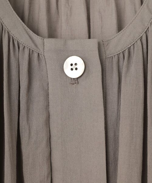 PLAIN PEOPLE / プレインピープル ロング・マキシ丈ワンピース | ボイルクルーネックドレス | 詳細8