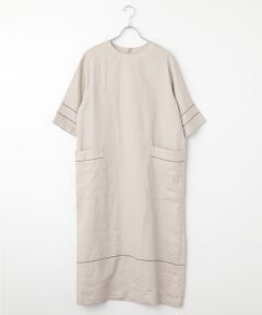 PLAIN PEOPLE / プレインピープル ロング・マキシ丈ワンピース | キャンブリックリネンダブルピコット刺繍ワンピース
