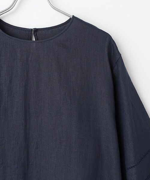 PLAIN PEOPLE / プレインピープル ロング・マキシ丈ワンピース | キャンブリックリネンダブルピコット刺繍ワンピース | 詳細4