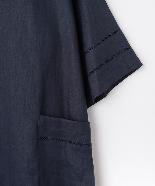 PLAIN PEOPLE / プレインピープル ロング・マキシ丈ワンピース | キャンブリックリネンダブルピコット刺繍ワンピース | 詳細5