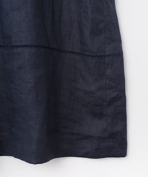 PLAIN PEOPLE / プレインピープル ロング・マキシ丈ワンピース | キャンブリックリネンダブルピコット刺繍ワンピース | 詳細6