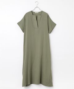 PLAIN PEOPLE / プレインピープル ロング・マキシ丈ワンピース | ダブルガーゼ半袖ワンピース