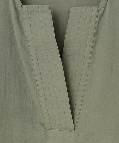 PLAIN PEOPLE / プレインピープル ロング・マキシ丈ワンピース | ダブルガーゼ半袖ワンピース | 詳細5