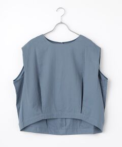 PLAIN PEOPLE / プレインピープル シャツ・ブラウス | ダブルガーゼコクーンシルエットショート丈トップス