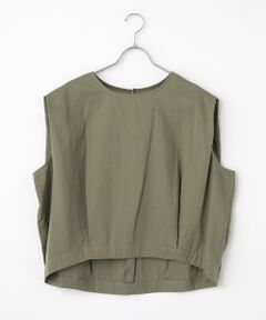 PLAIN PEOPLE / プレインピープル シャツ・ブラウス | ダブルガーゼコクーンシルエットショート丈トップス