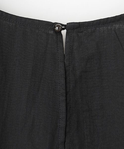 PLAIN PEOPLE / プレインピープル シャツ・ブラウス | ダブルガーゼコクーンシルエットショート丈トップス | 詳細1