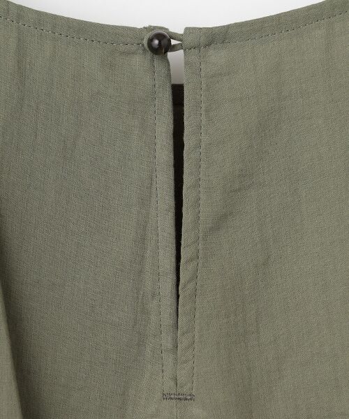 PLAIN PEOPLE / プレインピープル シャツ・ブラウス | ダブルガーゼコクーンシルエットショート丈トップス | 詳細7