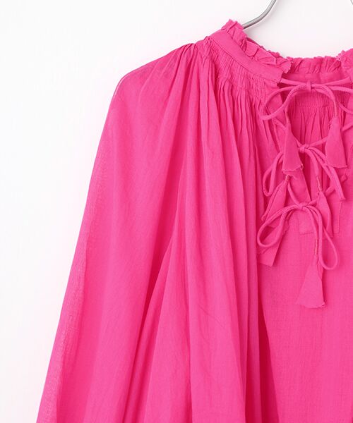 PLAIN PEOPLE / プレインピープル シャツ・ブラウス | コットンボイルタックギャザーブラウス | 詳細2