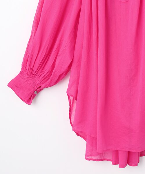 PLAIN PEOPLE / プレインピープル シャツ・ブラウス | コットンボイルタックギャザーブラウス | 詳細3