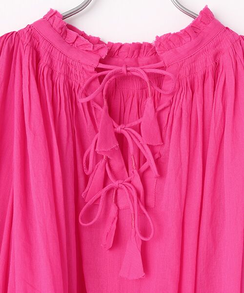 PLAIN PEOPLE / プレインピープル シャツ・ブラウス | コットンボイルタックギャザーブラウス | 詳細4