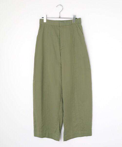 PLAIN PEOPLE / プレインピープル その他パンツ | ダブルガーゼカーブパンツ(カーキ)