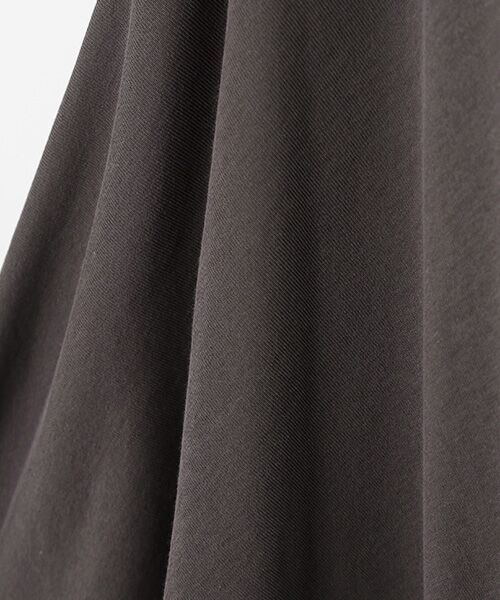 PLAIN PEOPLE / プレインピープル ロング・マキシ丈ワンピース | 超強撚フライス五分袖ワンピース | 詳細6