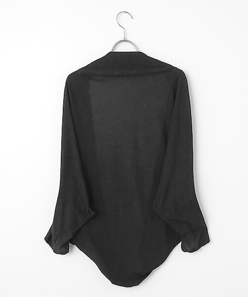 PLAIN PEOPLE / プレインピープル カーディガン・ボレロ | 強撚ハイゲージ天竺モモンガカーディガン | 詳細1