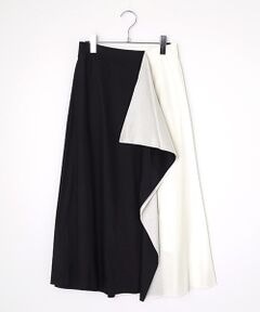 PLAIN PEOPLE / プレインピープル ロング・マキシ丈スカート | 60スムースバイカラースカート