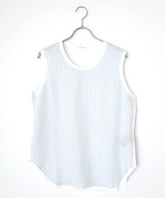 PLAIN PEOPLE / プレインピープル シャツ・ブラウス | 超強撚天竺ストライプドッキングブラウス