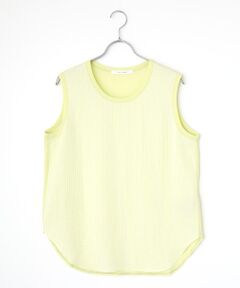 PLAIN PEOPLE / プレインピープル シャツ・ブラウス | 超強撚天竺ストライプドッキングブラウス