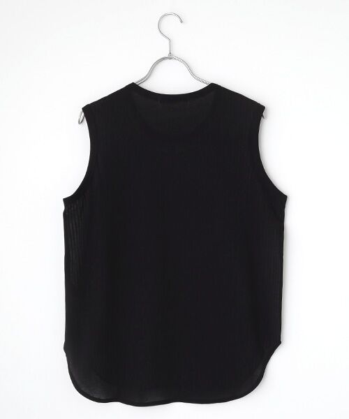 PLAIN PEOPLE / プレインピープル シャツ・ブラウス | 超強撚天竺ストライプドッキングブラウス | 詳細1