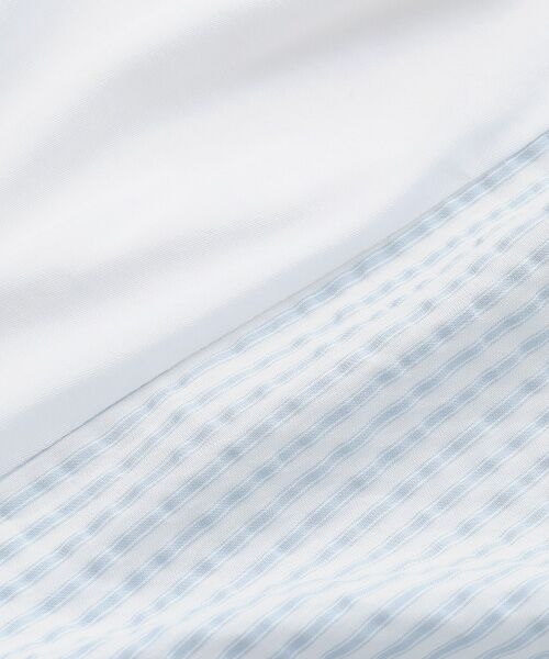 PLAIN PEOPLE / プレインピープル シャツ・ブラウス | 超強撚天竺ストライプドッキングブラウス | 詳細5