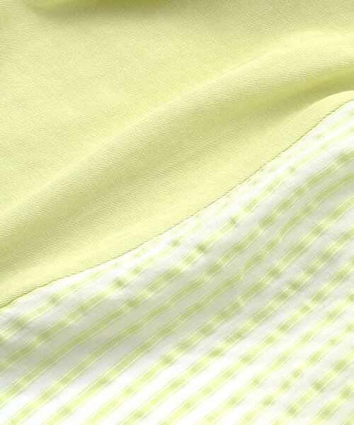 PLAIN PEOPLE / プレインピープル シャツ・ブラウス | 超強撚天竺ストライプドッキングブラウス | 詳細6