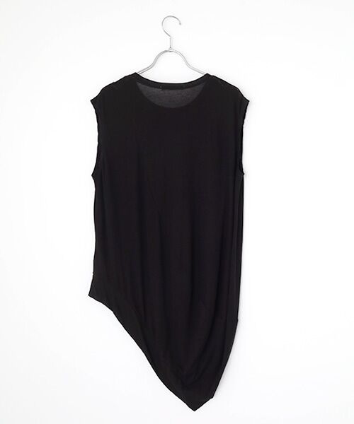 PLAIN PEOPLE / プレインピープル カットソー | 強撚ハイゲージ天竺イレギュラーヘムプルオーバー | 詳細1